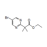 Ethyl 2-(5-Bromopyrimidin-2-yl)-2-methylpropanoate