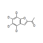 1-(Benzofuran-2-yl-4,5,6,7-d4)-1-ethanone