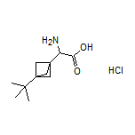 2-Amino-2-[3-(tert-butyl)bicyclo[1.1.1]pentan-1-yl]acetic Acid Hydrochloride