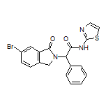 2-(6-Bromo-1-oxoisoindolin-2-yl)-2-phenyl-N-(thiazol-2-yl)acetamide