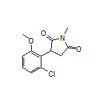 3-(2-Chloro-6-methoxyphenyl)-1-methylpyrrolidine-2,5-dione