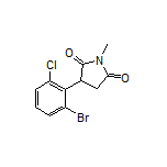 3-(2-Bromo-6-chlorophenyl)-1-methylpyrrolidine-2,5-dione
