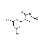 3-(3-Bromo-5-chlorophenyl)-1-methylpyrrolidine-2,5-dione