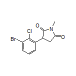 3-(3-Bromo-2-chlorophenyl)-1-methylpyrrolidine-2,5-dione