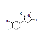 3-(3-Bromo-4-fluorophenyl)-1-methylpyrrolidine-2,5-dione