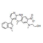2-[[5-Methoxy-4-[[4-(1-methyl-1H-indol-3-yl)pyrimidin-2-yl]amino]-2-nitrophenyl](methyl)amino]ethan-1-ol