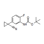 1-[3-(Boc-amino)-4-fluorophenyl]cyclopropane-1-carbonitrile