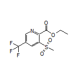 Ethyl 3-(Methylsulfonyl)-5-(trifluoromethyl)pyridine-2-carboxylate
