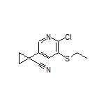 1-[6-Chloro-5-(ethylthio)pyridin-3-yl]cyclopropane-1-carbonitrile