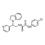 N1-(4-Chlorophenyl)-N2-[2-(indolin-1-yl)-2-(pyridin-3-yl)ethyl]oxalamide