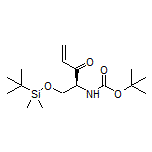 (S)-4-(Boc-amino)-5-[(tert-butyldimethylsilyl)oxy]pent-1-en-3-one