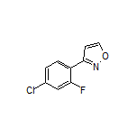 3-(4-Chloro-2-fluorophenyl)isoxazole