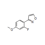 3-(2-Fluoro-4-methoxyphenyl)isoxazole