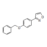 3-[4-(Benzyloxy)phenyl]isoxazole