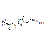 (R)-2-[4-Methyl-2-[2-(trifluoromethyl)morpholino]thiazol-5-yl]ethan-1-amine Hydrochloride
