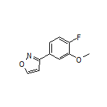 3-(4-Fluoro-3-methoxyphenyl)isoxazole