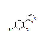 3-(4-Bromo-2-chlorophenyl)isoxazole