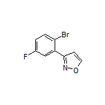3-(2-Bromo-5-fluorophenyl)isoxazole