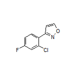 3-(2-Chloro-4-fluorophenyl)isoxazole