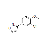 3-(3-Chloro-4-methoxyphenyl)isoxazole