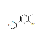 3-(3-Bromo-4-methylphenyl)isoxazole