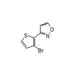 3-(3-Bromothiophen-2-yl)isoxazole