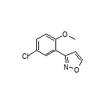 3-(5-Chloro-2-methoxyphenyl)isoxazole