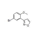 3-(5-Bromo-2-methoxyphenyl)isoxazole