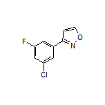 3-(3-Chloro-5-fluorophenyl)isoxazole