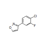 3-(4-Chloro-3-fluorophenyl)isoxazole