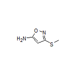 3-(Methylthio)isoxazol-5-amine