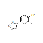 3-(4-Bromo-3-methylphenyl)isoxazole