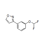 3-[3-(Difluoromethoxy)phenyl]isoxazole