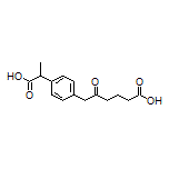 6-[4-(1-Carboxyethyl)phenyl]-5-oxohexanoic Acid