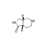 (3aS,7aS)-Octahydro-1H-pyrrolo[3,4-c]pyridin-1-one