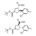 (3R,4S)-rel-1-Boc-4-(2-chloro-4-methylphenyl)pyrrolidine-3-carboxylic Acid