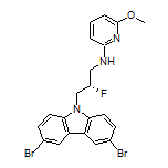 (S)-N-[3-(3,6-Dibromo-9H-carbazol-9-yl)-2-fluoropropyl]-6-methoxypyridin-2-amine