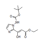 Ethyl (Z)-3-[1-(Boc-amino)-1H-imidazol-2-yl]-3-hydroxyacrylate