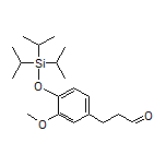 3-[3-Methoxy-4-[(triisopropylsilyl)oxy]phenyl]propanal