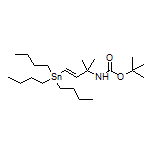 (E)-N-Boc-2-methyl-4-(tributylstannyl)but-3-en-2-amine