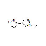 3-(1-Ethyl-4-pyrazolyl)isoxazole