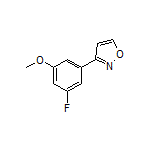 3-(3-Fluoro-5-methoxyphenyl)isoxazole