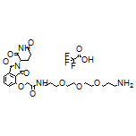 N-[3-[2-[2-(3-Aminopropoxy)ethoxy]ethoxy]propyl]-2-[[2-(2,6-dioxopiperidin-3-yl)-1,3-dioxoisoindolin-4-yl]oxy]acetamide Trifluoroacetate