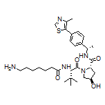 (2S,4R)-1-[(S)-2-(7-Aminoheptanamido)-3,3-dimethylbutanoyl]-4-hydroxy-N-[(S)-1-[4-(4-methylthiazol-5-yl)phenyl]ethyl]pyrrolidine-2-carboxamide