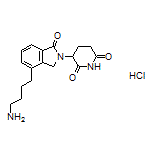 3-[4-(4-Aminobutyl)-1-oxoisoindolin-2-yl]piperidine-2,6-dione Hydrochloride