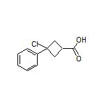 3-Chloro-3-phenylcyclobutane-1-carboxylic Acid
