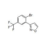 3-[2-Bromo-5-(trifluoromethyl)phenyl]isoxazole
