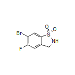 6-Bromo-5-fluoro-2,3-dihydrobenzo[d]isothiazole 1,1-Dioxide