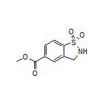 Methyl 2,3-Dihydrobenzo[d]isothiazole-5-carboxylate 1,1-Dioxide