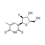 1-[(2R,3S,4R,5R)-3-Fluoro-4-hydroxy-5-(hydroxymethyl)tetrahydrofuran-2-yl]-5-methylpyrimidine-2,4(1H,3H)-dione